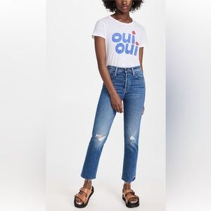 MOTHER The Tomcat Ankle Fray Jeans